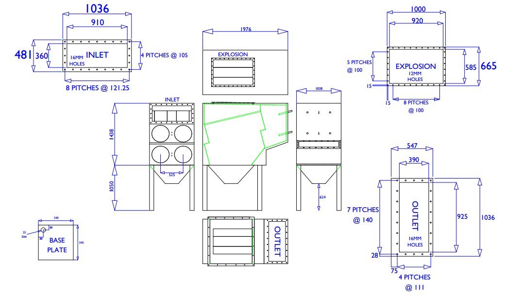 8 Filter Dust Extractor